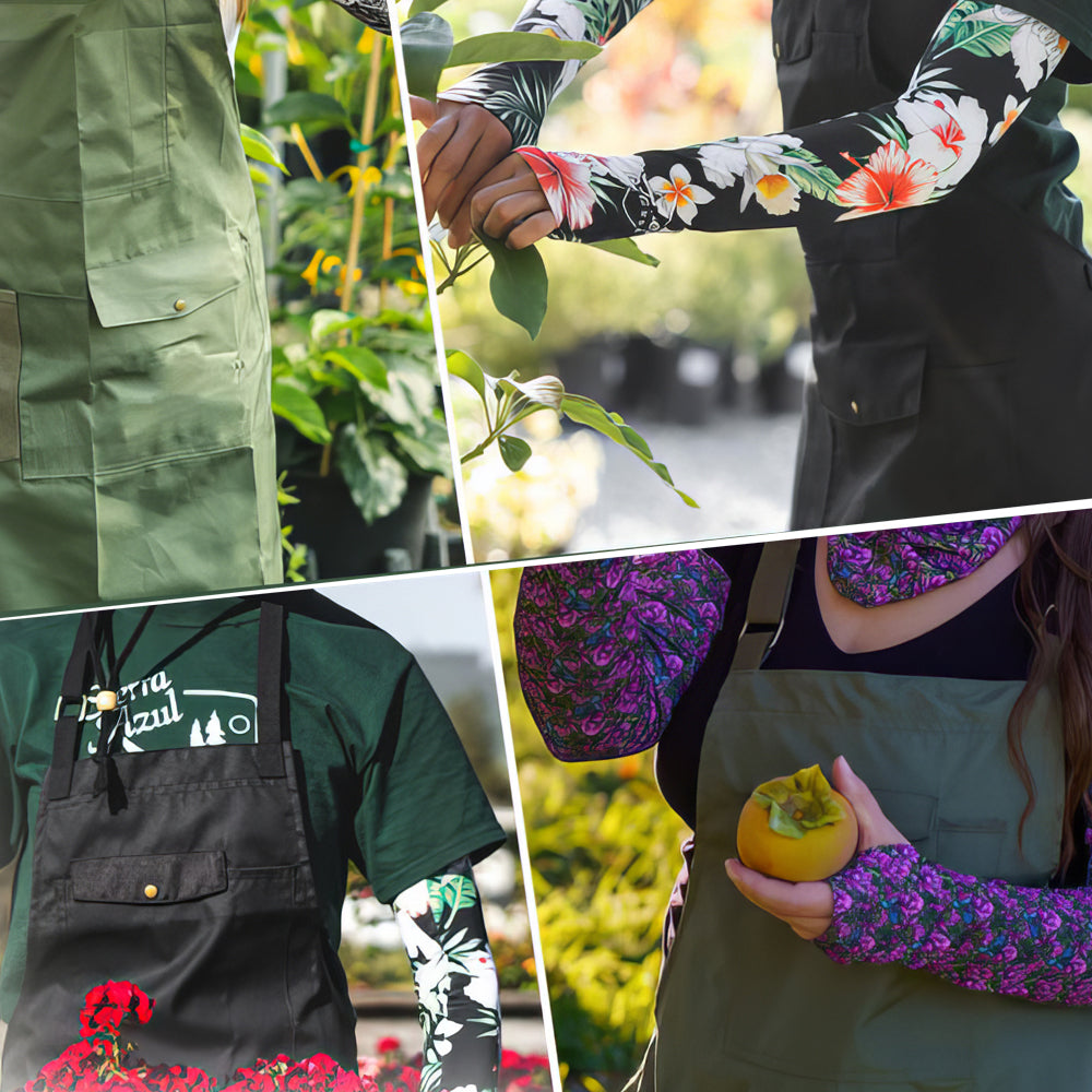 Lightweight Waterproof Garden Apron with Pockets, Adjustable Fit, Unisex