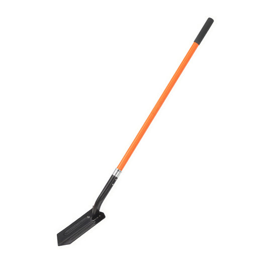 4-Inch Trenching Shovel with Fiberglass Handle, 56" Heavy-Duty Digging Tool