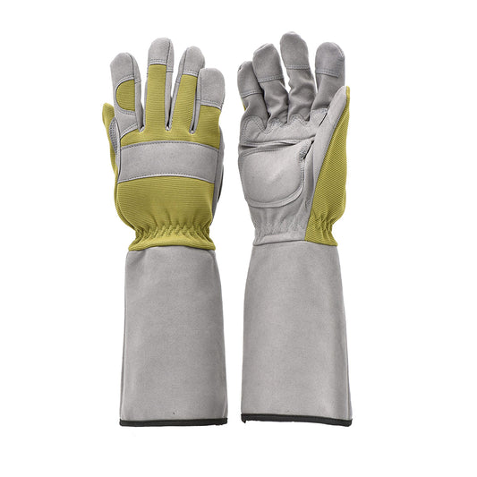 Florist Pro Long Sleeve Rose Gardening Gloves, Thornproof, Padded Palm