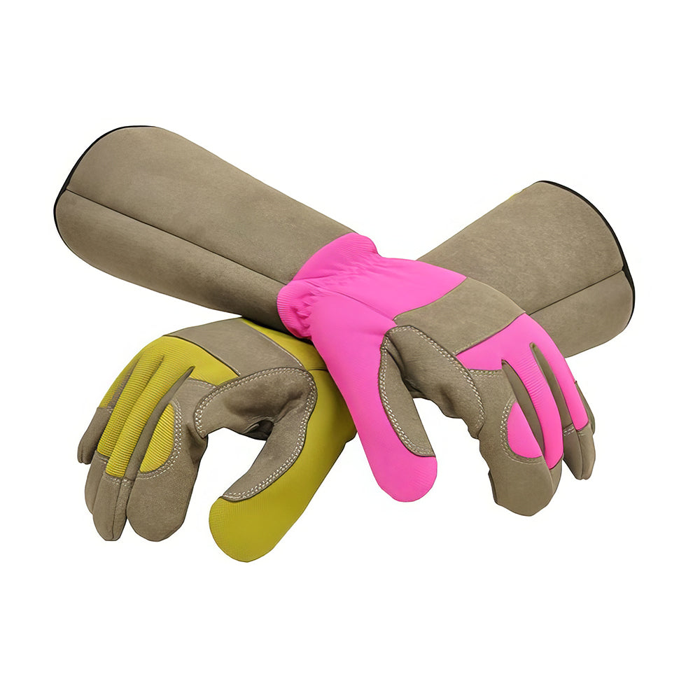 Florist Pro Long Sleeve Rose Gardening Gloves, Thornproof, Padded Palm